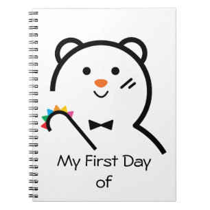 Caderno Espiral Beber Meu Primeiro Dia