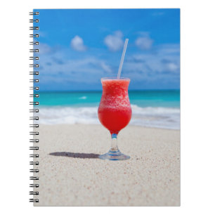 Caderno Espiral Beber no notebook Beach
