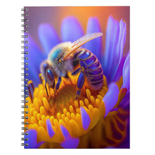 Caderno Espiral Bebida Flor Calma Tranquilo Natureza Camada Pacífi