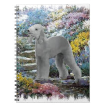 Bedlington Terrier Summer Garden Art