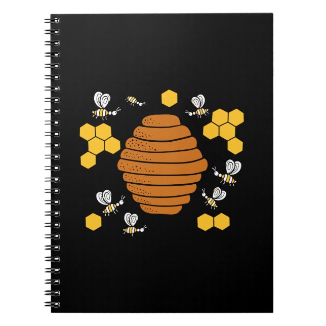 Caderno Espiral Bee Honeycomb (Frente)