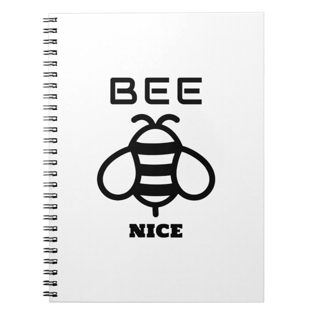 Caderno Espiral Bee Nice with Minimal Design (Frente)