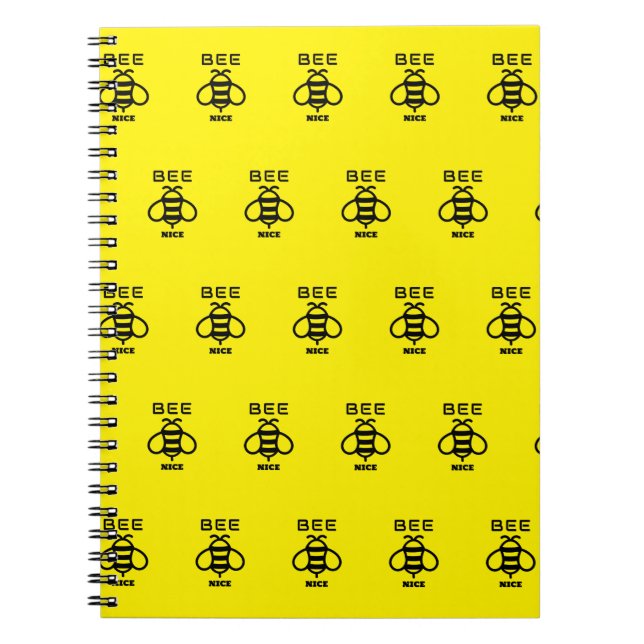 Caderno Espiral Bee Nice with Minimal Design (Frente)