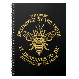 Caderno Espiral Bee The Truth