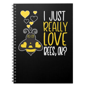 Caderno Espiral Beekeeper Cute Bete Aover Eu Realmente Adoro Ser