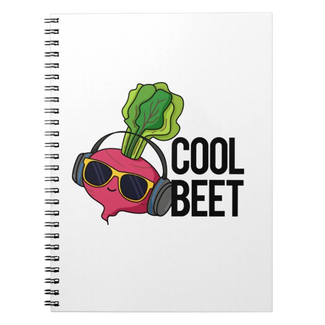 Caderno Espiral Beet Funny Comida Beet Pun legal (Frente)