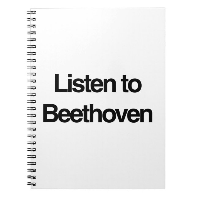Caderno Espiral Beethoven (Frente)