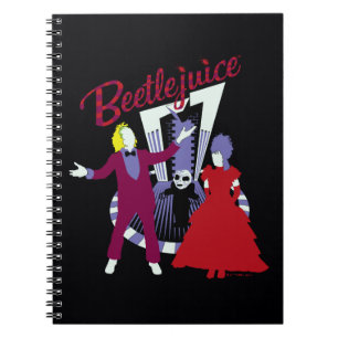 Caderno Espiral Beetlejuice   Beetlejuice & Lydia Wedding