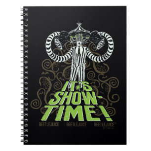 Caderno Espiral Beetlejuice   It's Show Time!