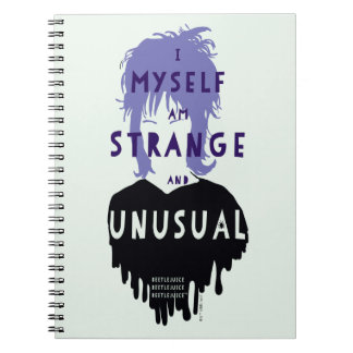 Caderno Espiral Beetlejuice | Lydia "Strange and Unusual" Graphic