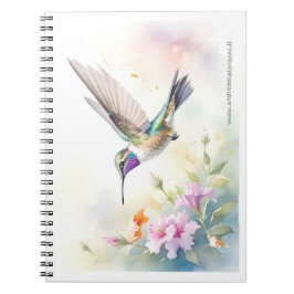 Caderno Espiral Beija-flor
