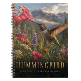 Caderno Espiral Beija-flor Montanha Prado ANIMAIS