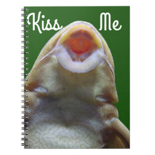 Caderno Espiral Beijando peixes