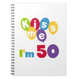 Caderno Espiral Beije-me, tenho 50 t-shirts e presentes
