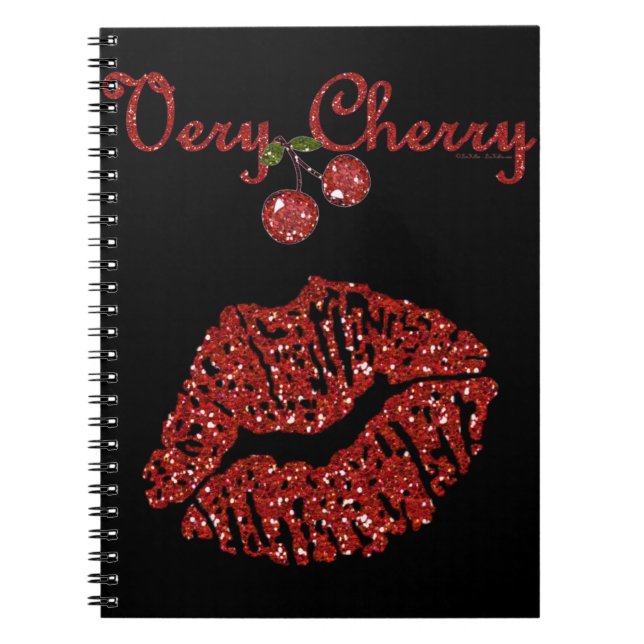 Caderno Espiral Beijo Cereja RAB Rockabilly (Frente)