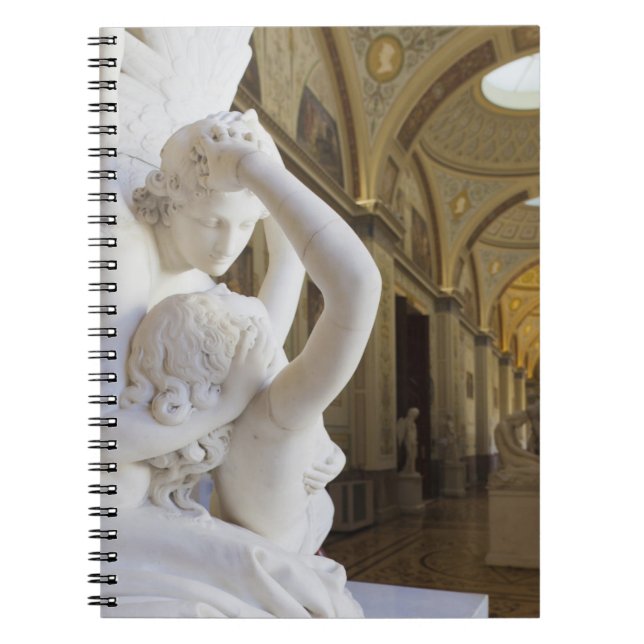 Caderno Espiral Beijo de Cupido e Psyche, por Antonio Canova (Frente)