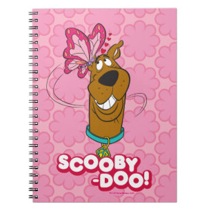Caderno Espiral Beijos da borboleta de Scooby-Doo