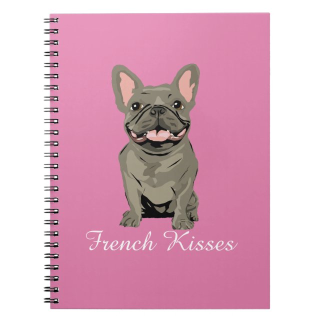 Caderno Espiral Beijos Franceses (Frente)