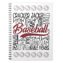 Caderno Espiral Beisebol Considerado