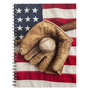 Caderno Espiral Beisebol Vintage