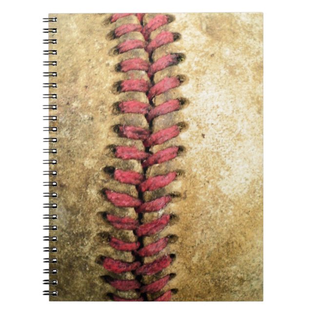 Caderno Espiral Beisebol Vintage (Frente)