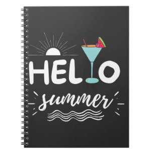 Caderno Espiral Bela Alô Summer Beach