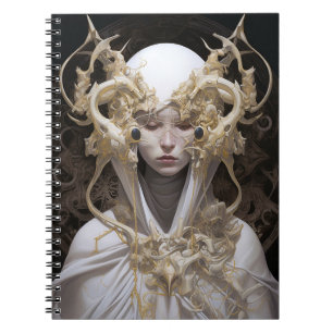 Caderno Espiral Bela Bruxa Demon Queen Fantasy Art