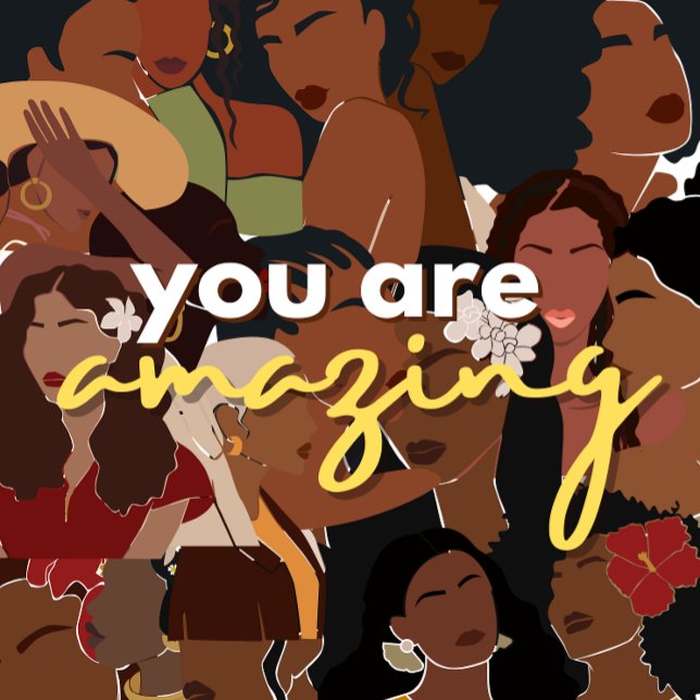 Caderno Espiral Bela Vazio de mulheres afro-americanas (Criador carregado)