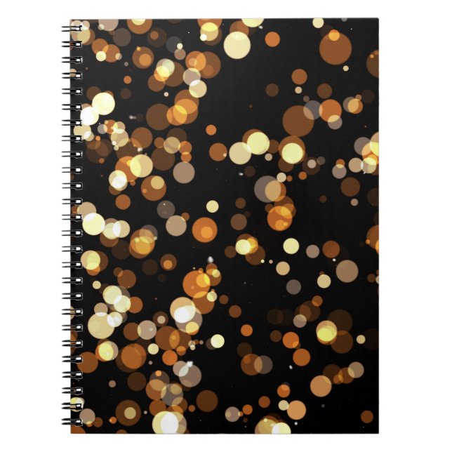 Caderno Espiral Belas bolhas de luz (Frente)