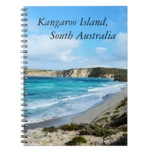 Caderno Espiral "Beleza Capturada: Ilha Kangaroo da Costa Icônica