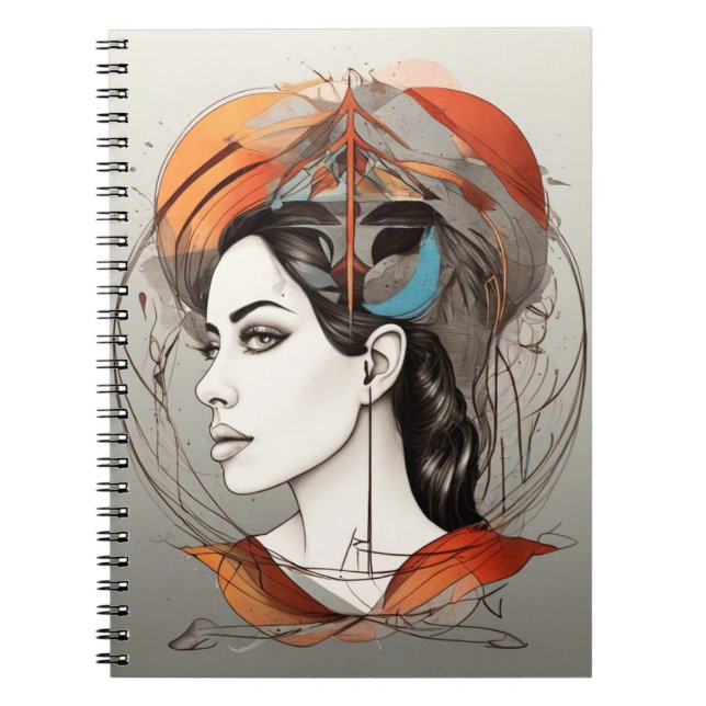 Caderno Espiral beleza revelada (Frente)