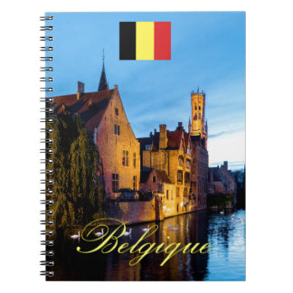 Caderno Espiral Belga Medieval Bruges - Foto Pro