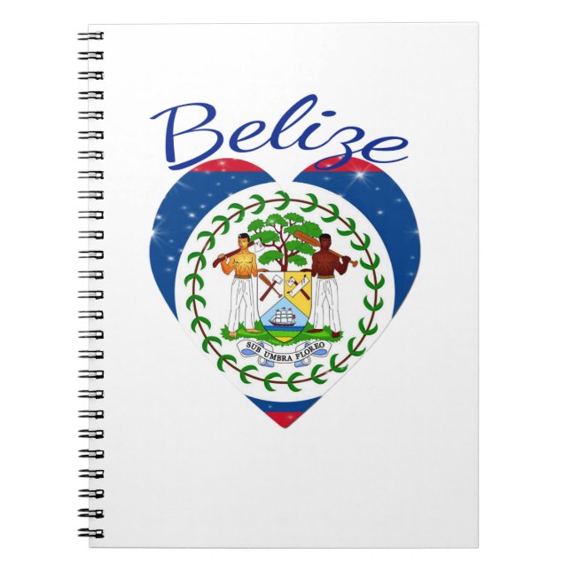 Caderno Espiral Belize Heart (Frente)
