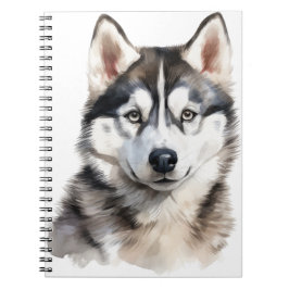 CADERNO ESPIRAL BELO CACHORRO SIBERIANO