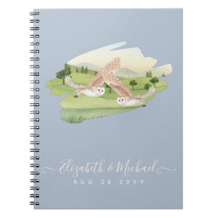 Caderno Espiral Belo Casamento OWLS