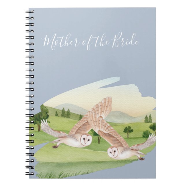 Caderno Espiral Belo Casamento OWLS (Frente)