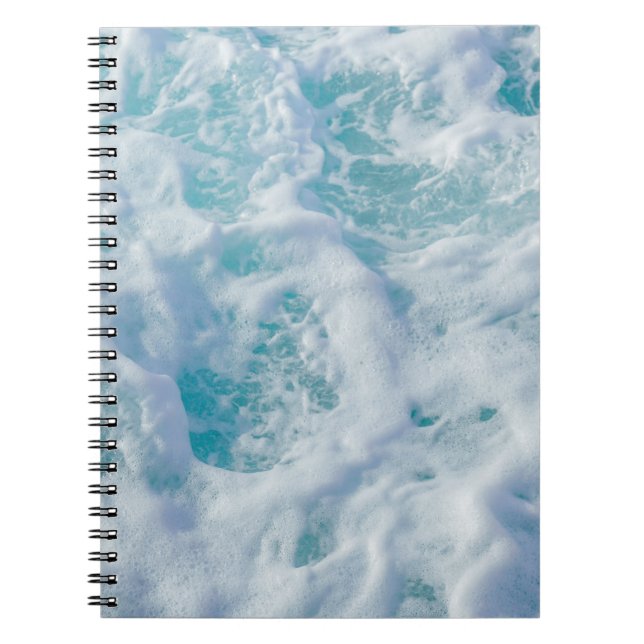Caderno Espiral belo mar ​ espuma ​ (Frente)