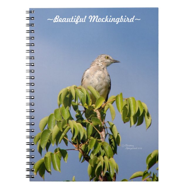 Caderno Espiral Belo notebook Mockingbird (Frente)