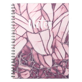 Caderno Espiral Belo Rosa Floral