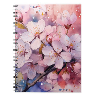 Caderno Espiral Belos Flores