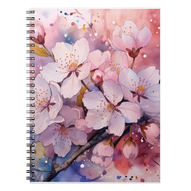 Caderno Espiral Belos Flores (Frente)
