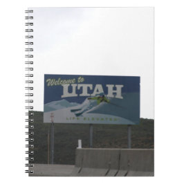 Caderno Espiral Bem-vindo a Utah