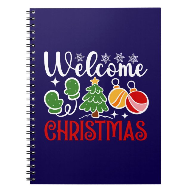 Caderno Espiral Bem-vindo Natal-63758 (Frente)