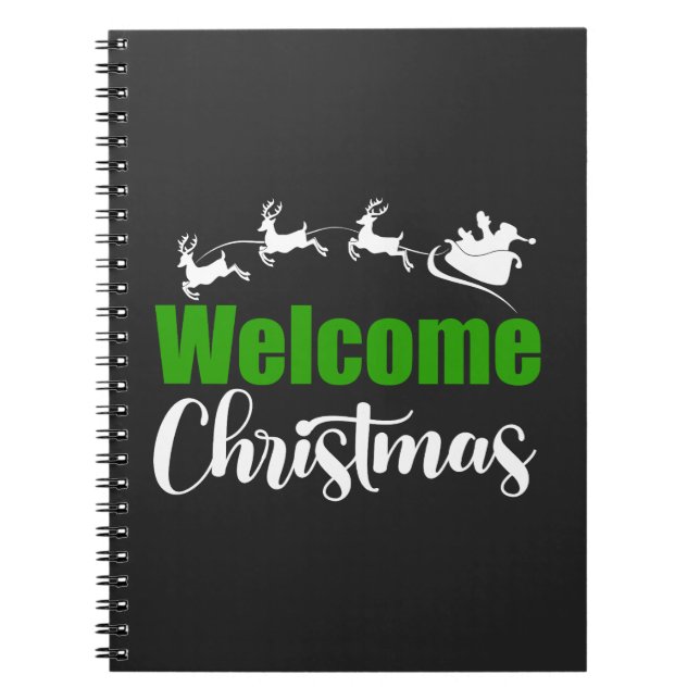 Caderno Espiral Bem-vindo Natal-85101 (Frente)