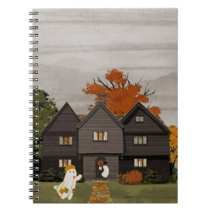 Caderno Espiral Bem-vindos à sua casa assombrada