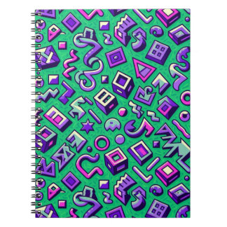Caderno Espiral Bem-vindos aos anos 90