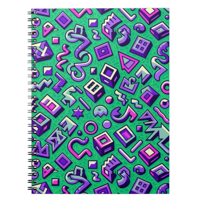 Caderno Espiral Bem-vindos aos anos 90 (Frente)