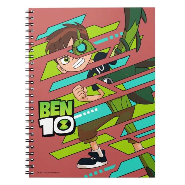 Caderno Espiral Ben 10 Transformação de DNA selvagem (Frente)