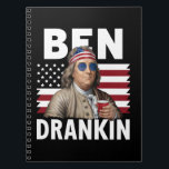 Caderno Espiral Ben Drankin Beer 4 de julho Vintage Flag Funny<br><div class="desc">Ben Drankin Beer 4 de julho Vintage Flag Funny</div>