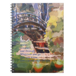 Caderno Espiral Bênção Diário De Oração Que Deus Ame Estar Com Voc